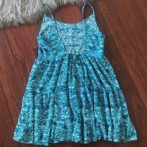 BCNU | Dress Strap Tiered Blue Patterns